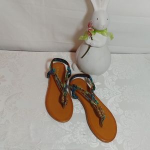 Cute Multi Color Flat Sandals